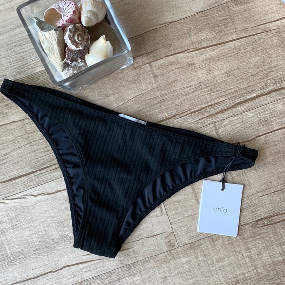 🩱NWT Onia Black Ashley Bottoms in a Small - Picture 6 of 10